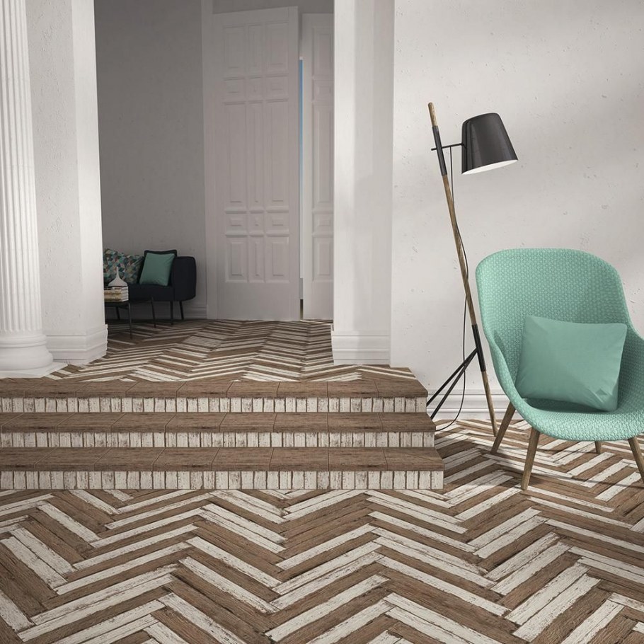 Темный пол в интерьере