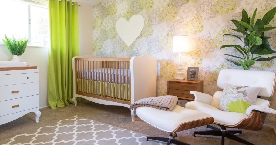 Акцентная стена в детской