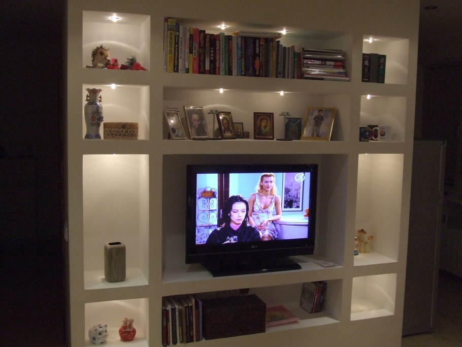 Ниши в стене для телевизора