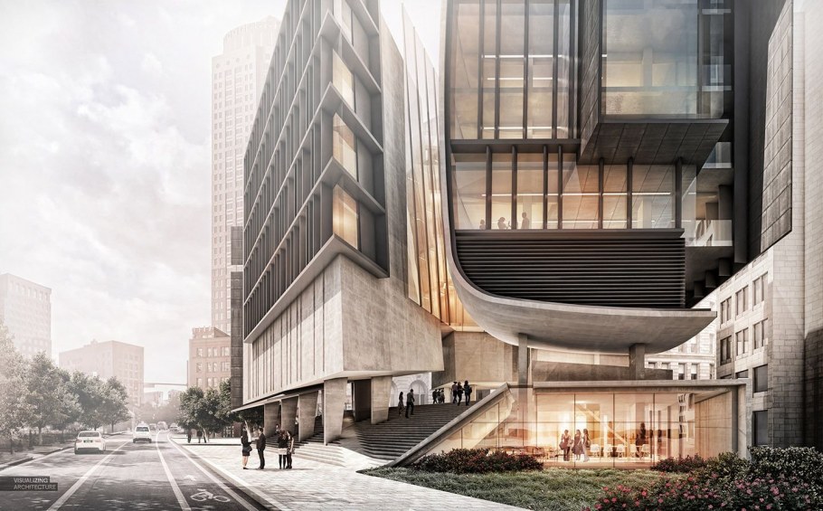 Архитектурная визуализация здания