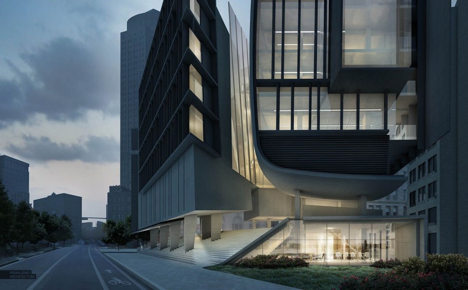 Рендер здания