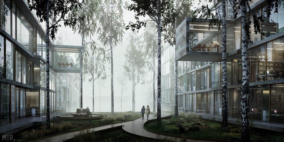 Mir архитектурная визуализация