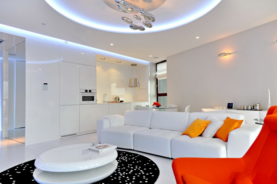 Освещение в гостиной