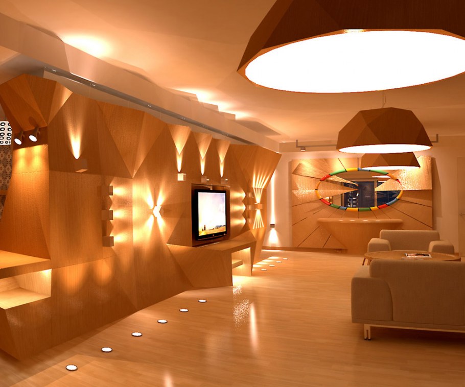 Освещение в комнате