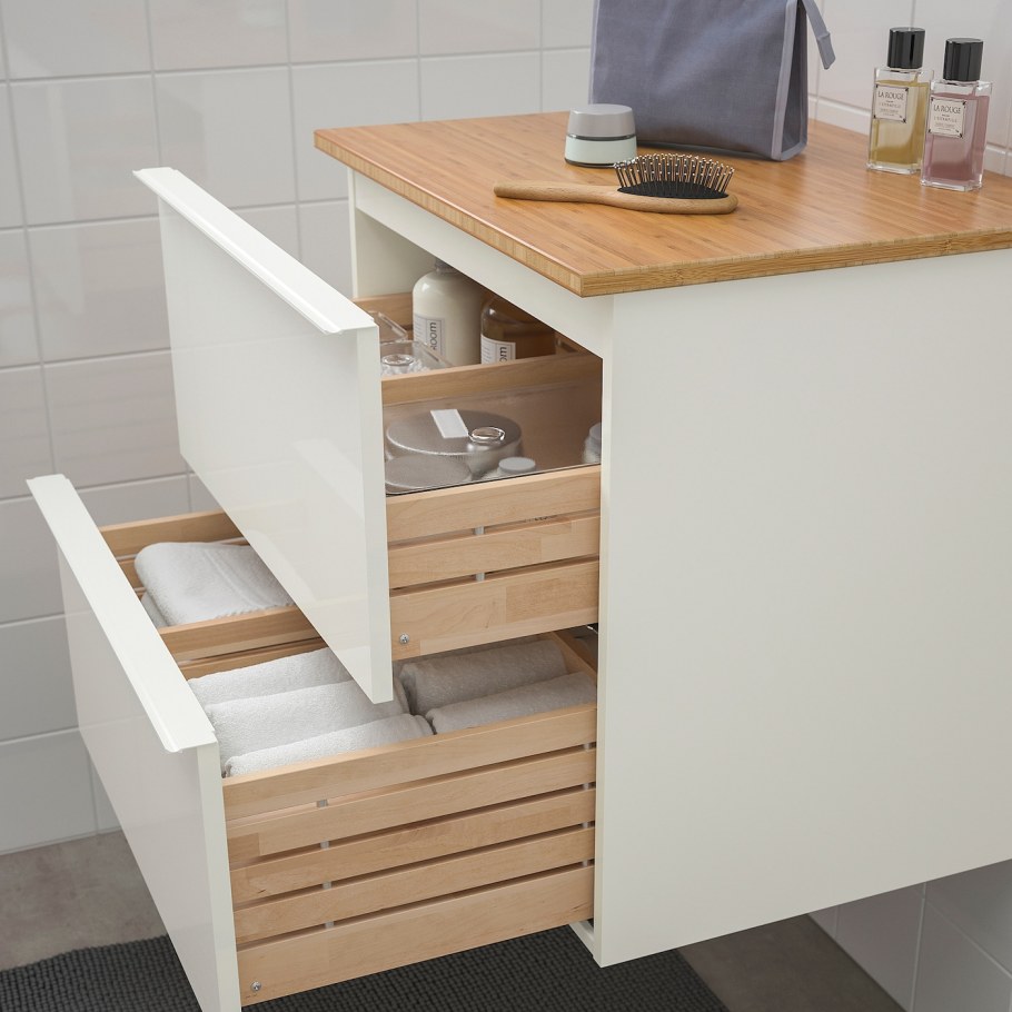 ЛИЛЛОНГЕН шкаф высокий, белый, 30x38x179 см