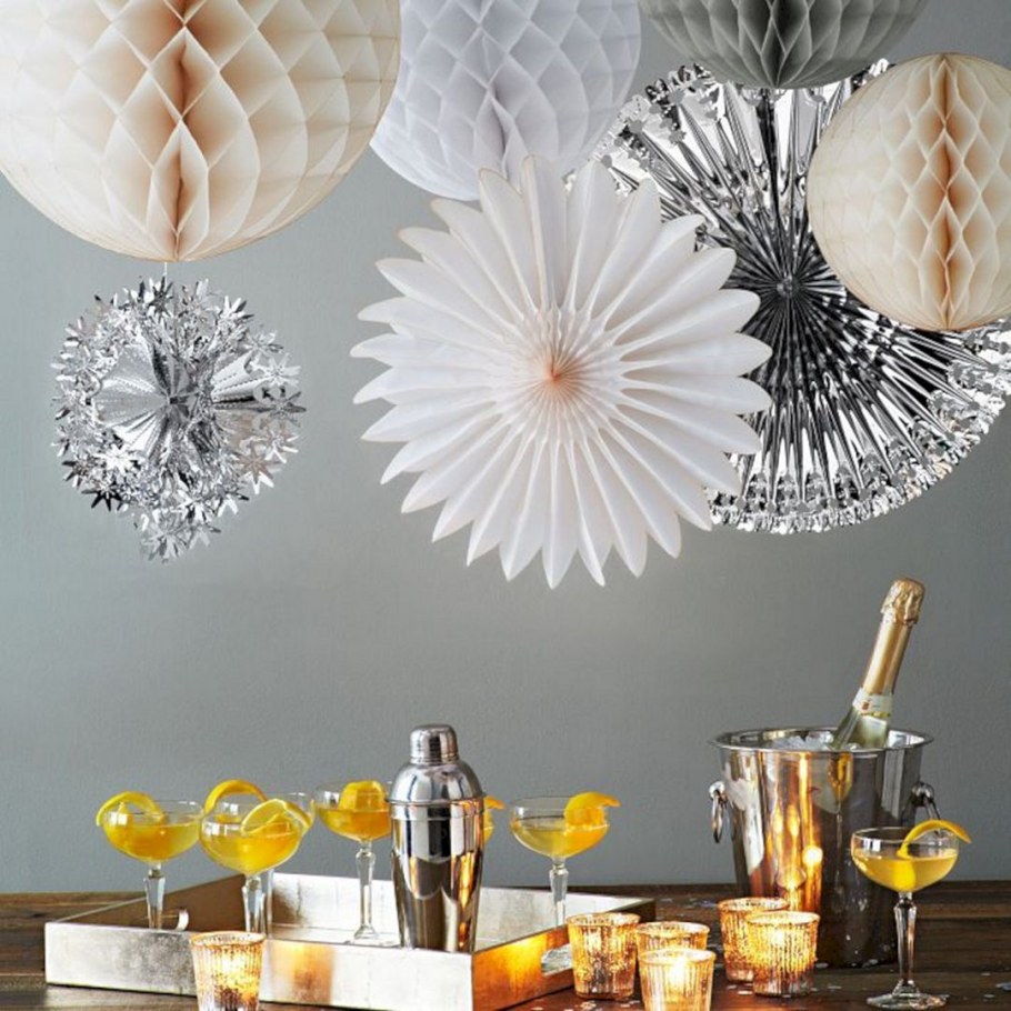 Бумажный декор на новый год