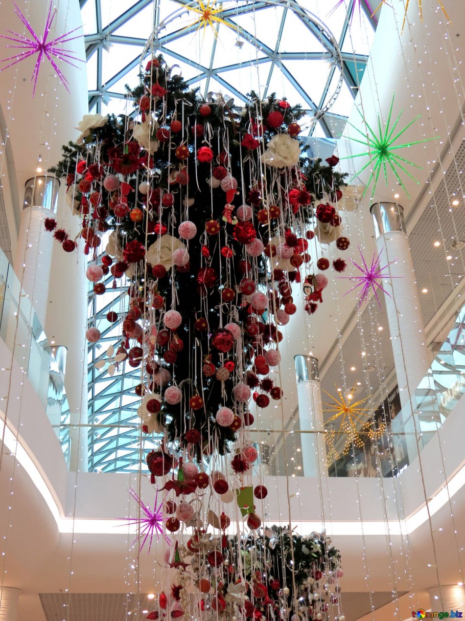 Украшение потолкасдк на новый год