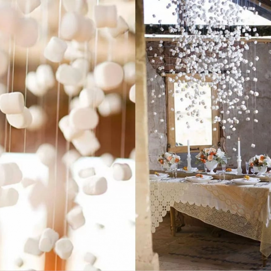 Гирлянда из ваты