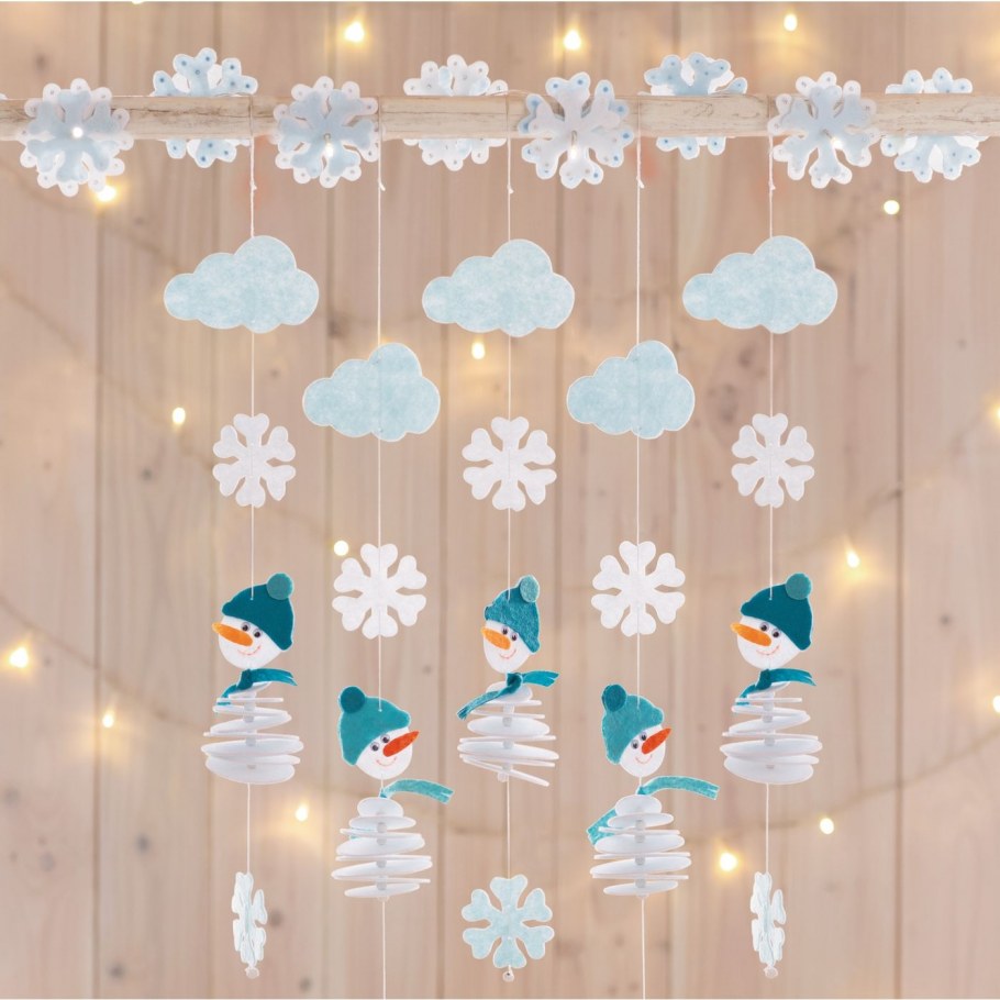 Бумажные украшения на потолок