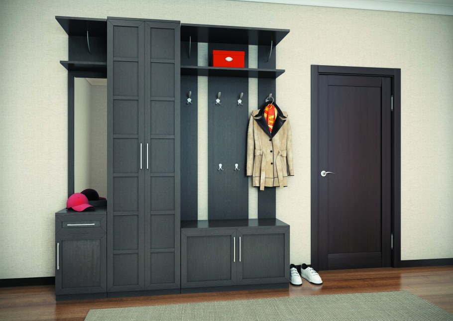 Прихожая в скандинавском стиле