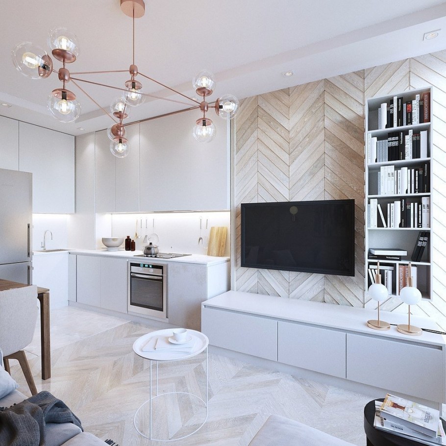 Квартира студия Минимализм