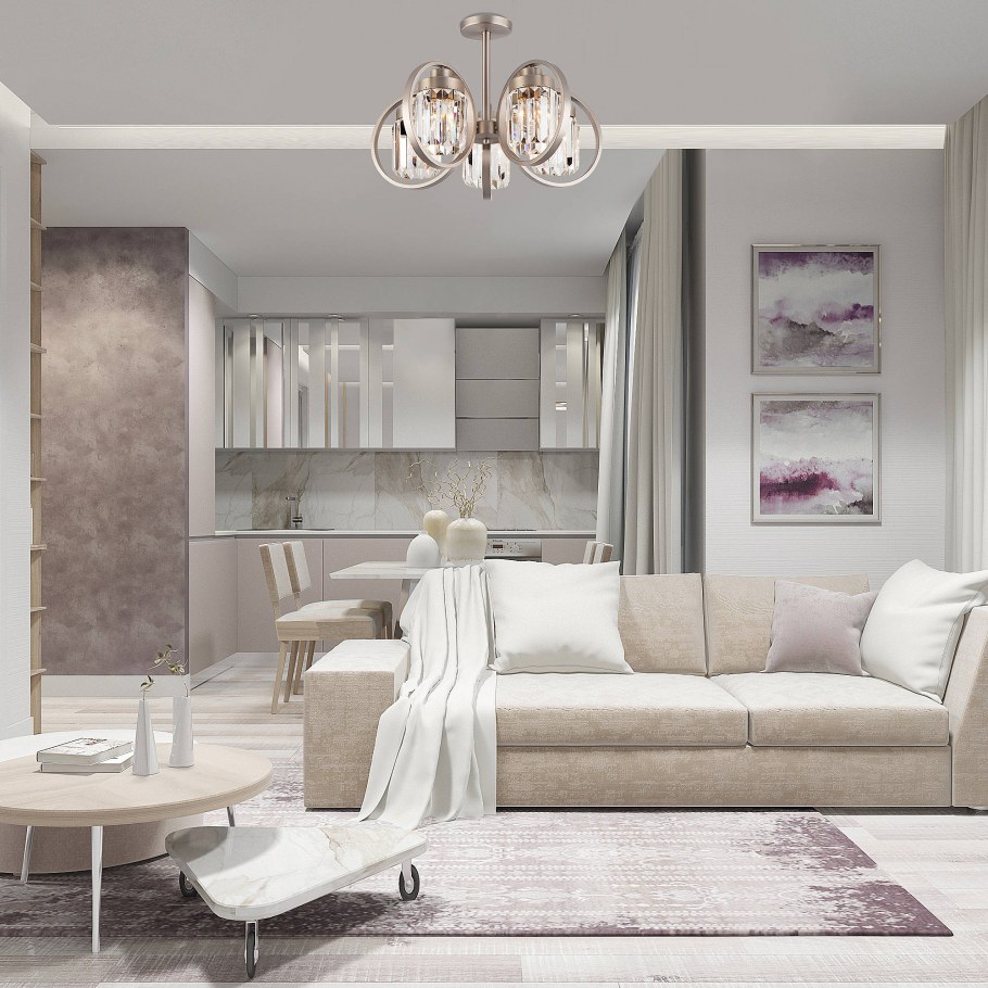 Подиум в однокомнатной квартире