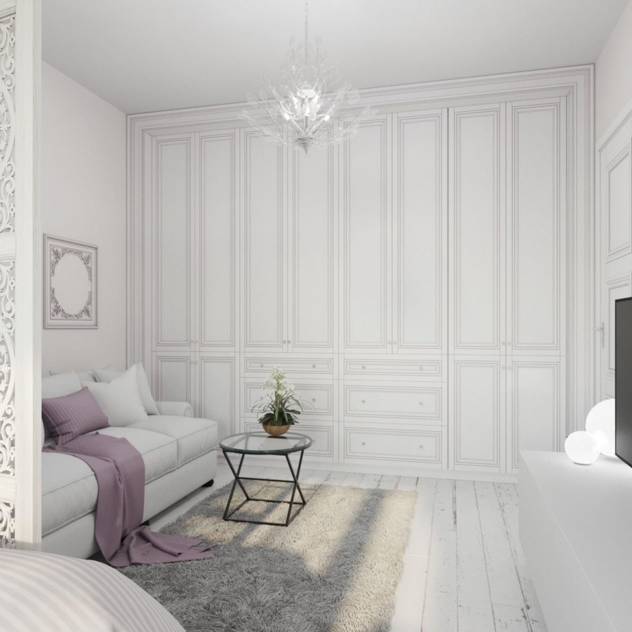 Студия в стиле Прованс 26 кв