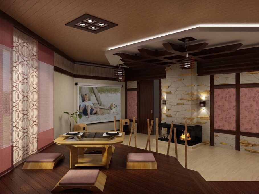 Японский стиль в интерьере квартиры