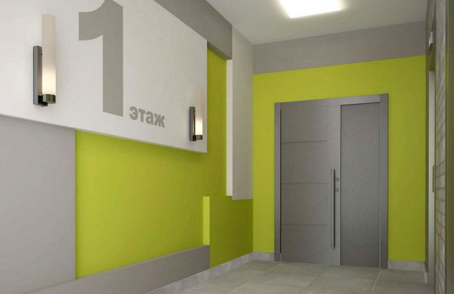 Красивый подъезд в хрущевке