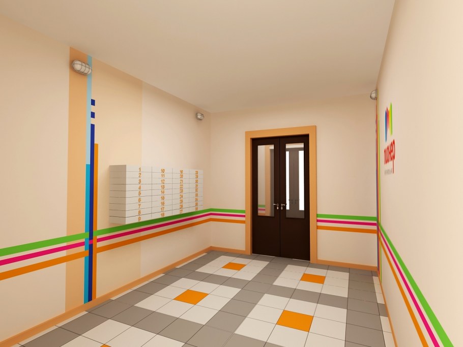 Покраска подъезда