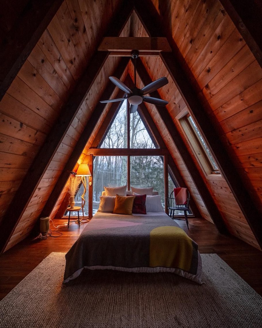 А-образный дом. A-frame. Дом шалаш.