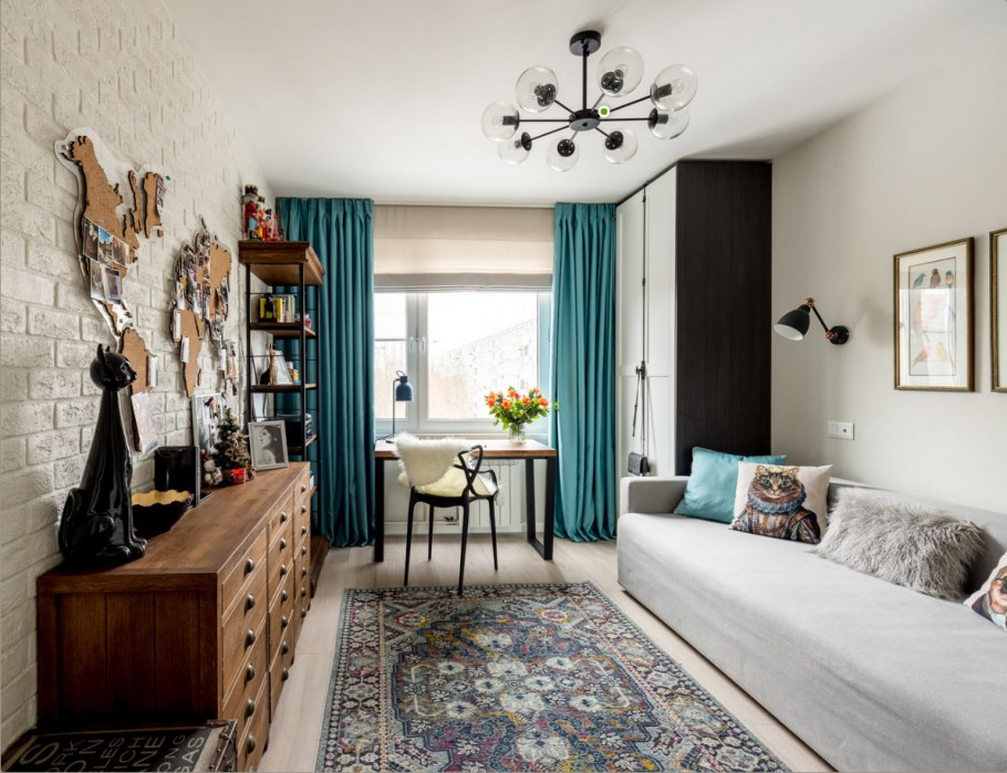 Лофт Скандинавия интерьер