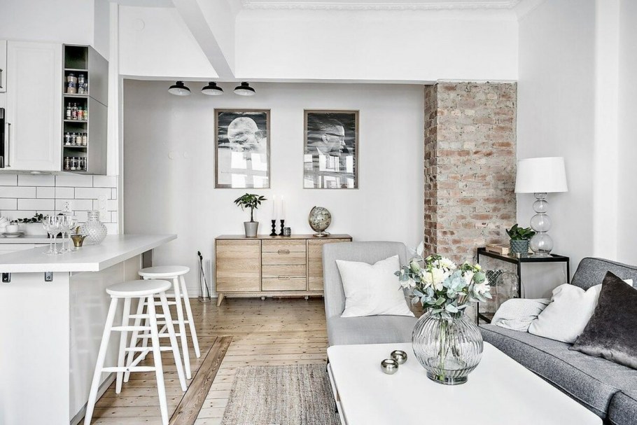 Гостиная в стиле Эклектика лофт