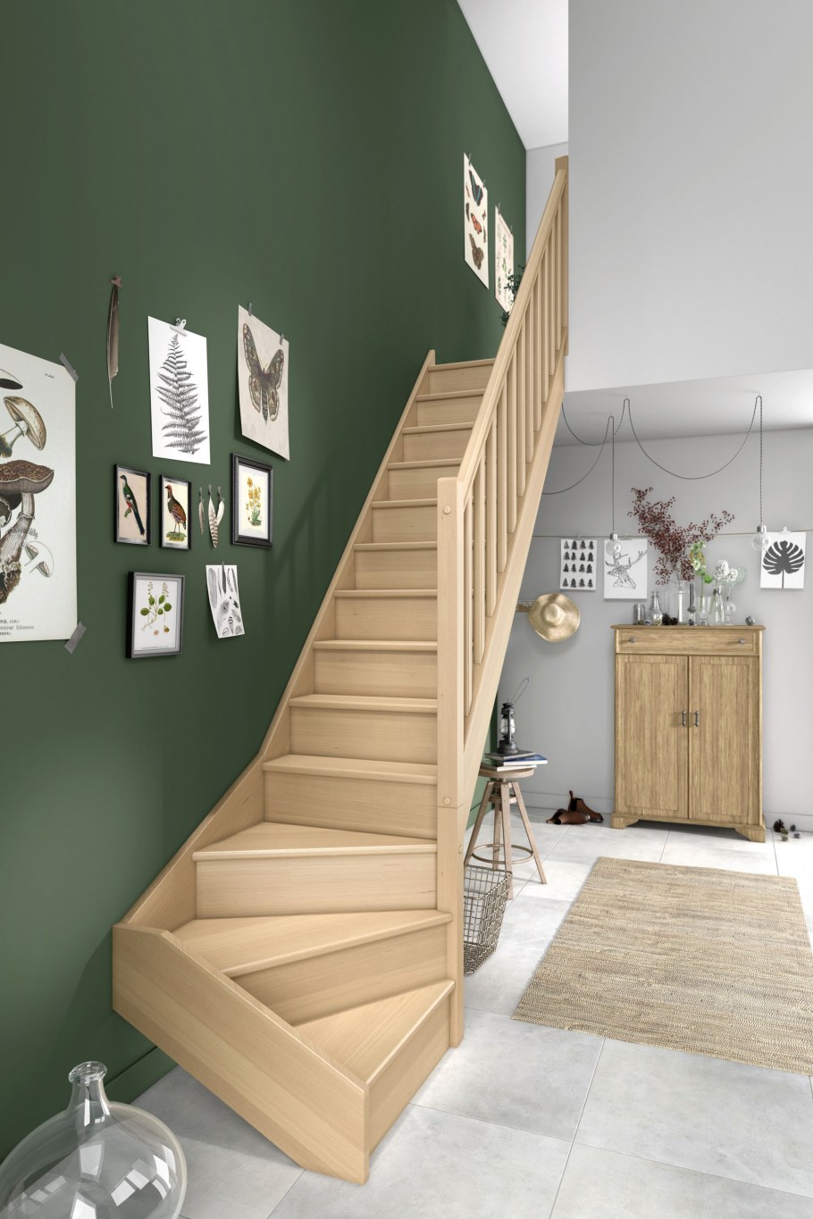 Лестница на лофт tiny House