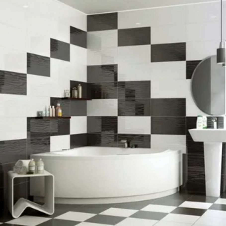 Плитка настенная 25x50 trend negro