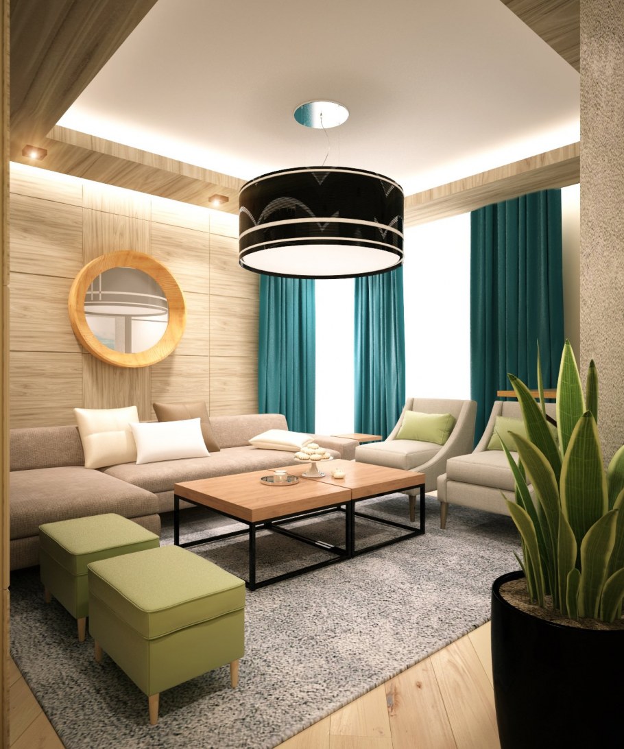 Потолок дизайнерские решения