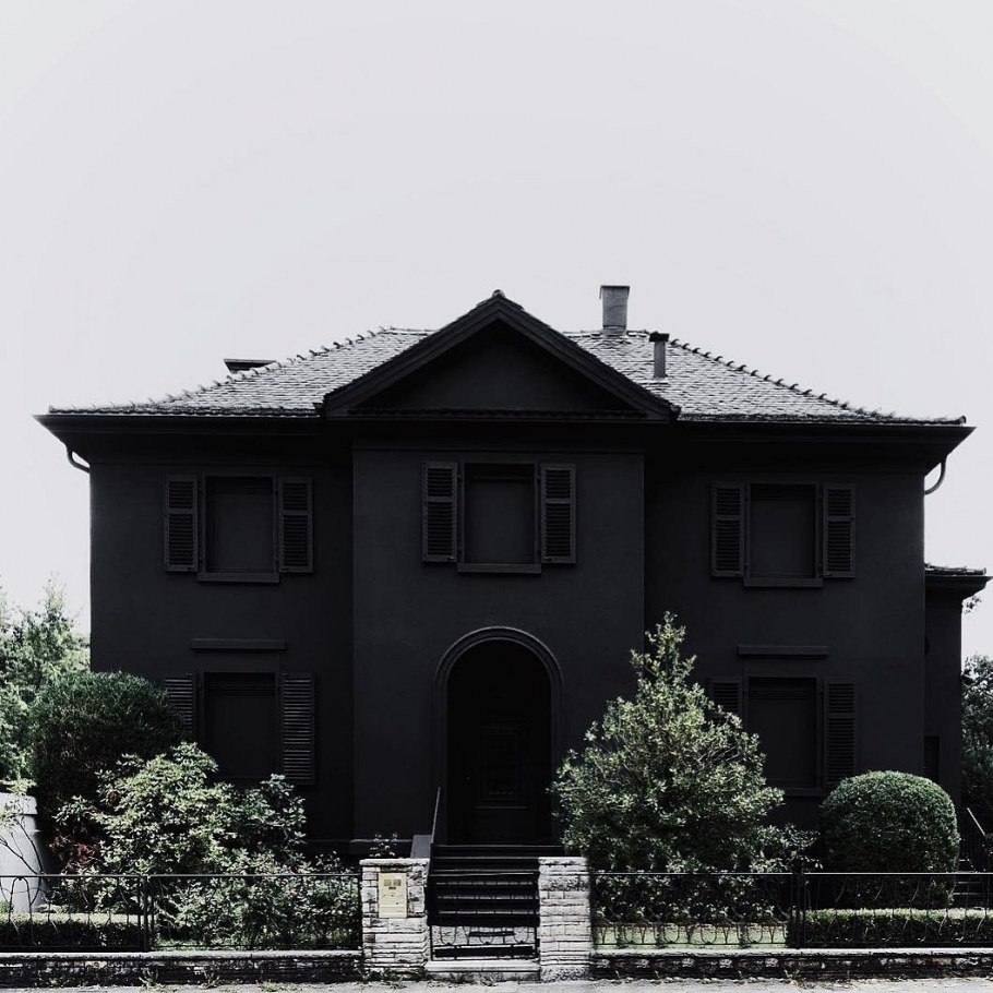 "House" Black Green