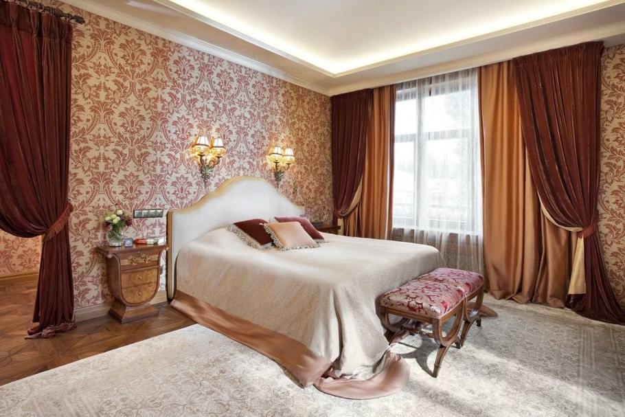 Шторы в спальню