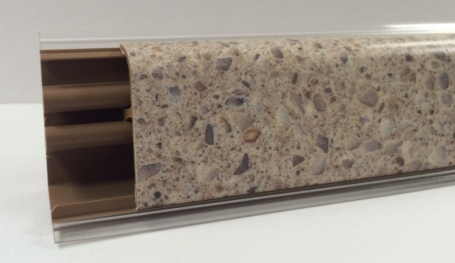 Плинтус из нержавеющей стали 80 мм