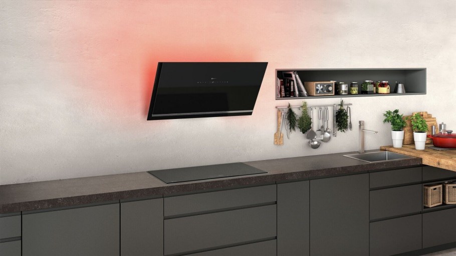 Вытяжка для кухни крона Камилла 600 Dark Glass