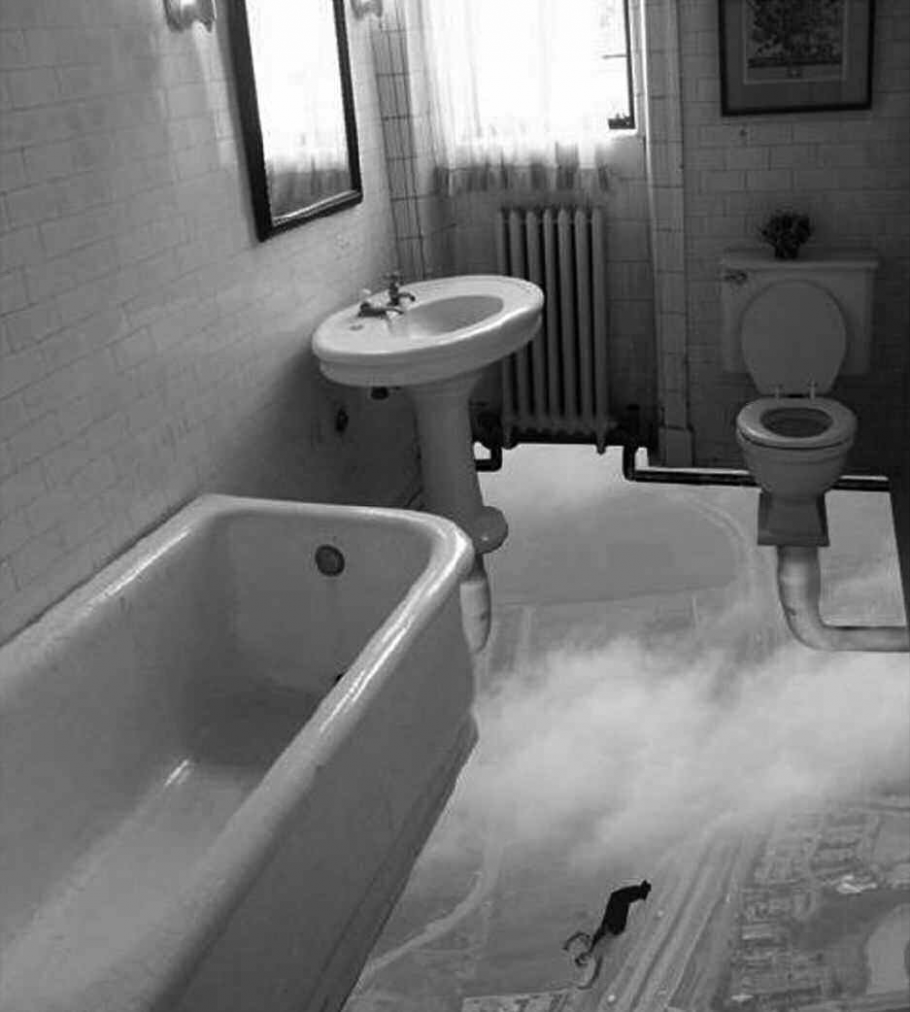 Затопление ванной комнаты