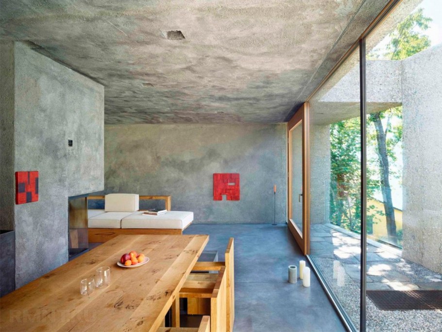 Брутализм концепт интерьер