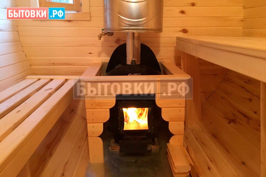 Баня бочка 6м планировка