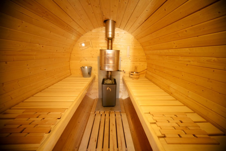 Баня бочка изнутри
