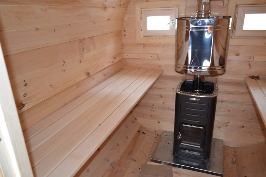 Баня бочка 5 метров 3 помещения