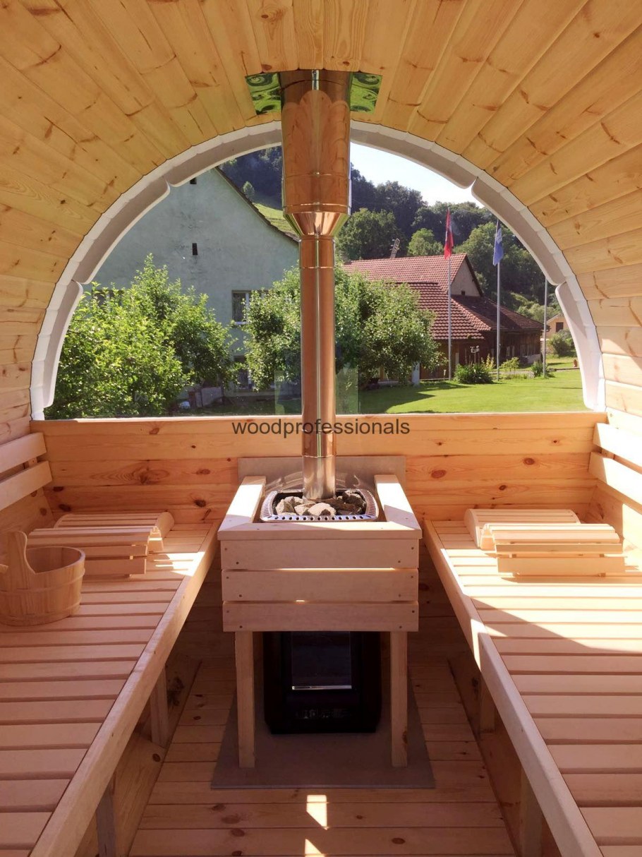 Баня бочка Квадро 4м