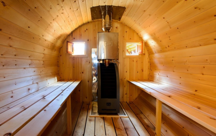 Постройка бани бочки