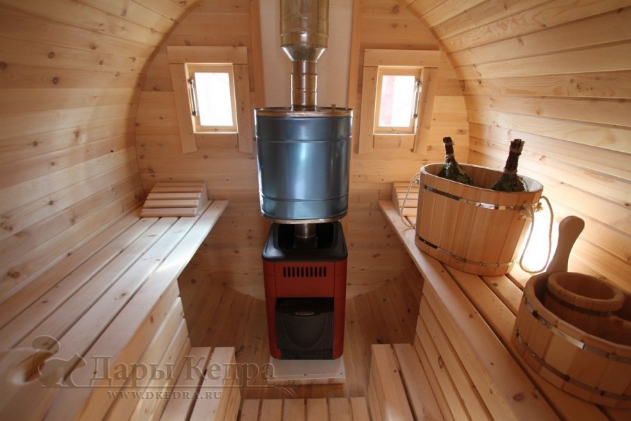 Комплекс из бани бочки