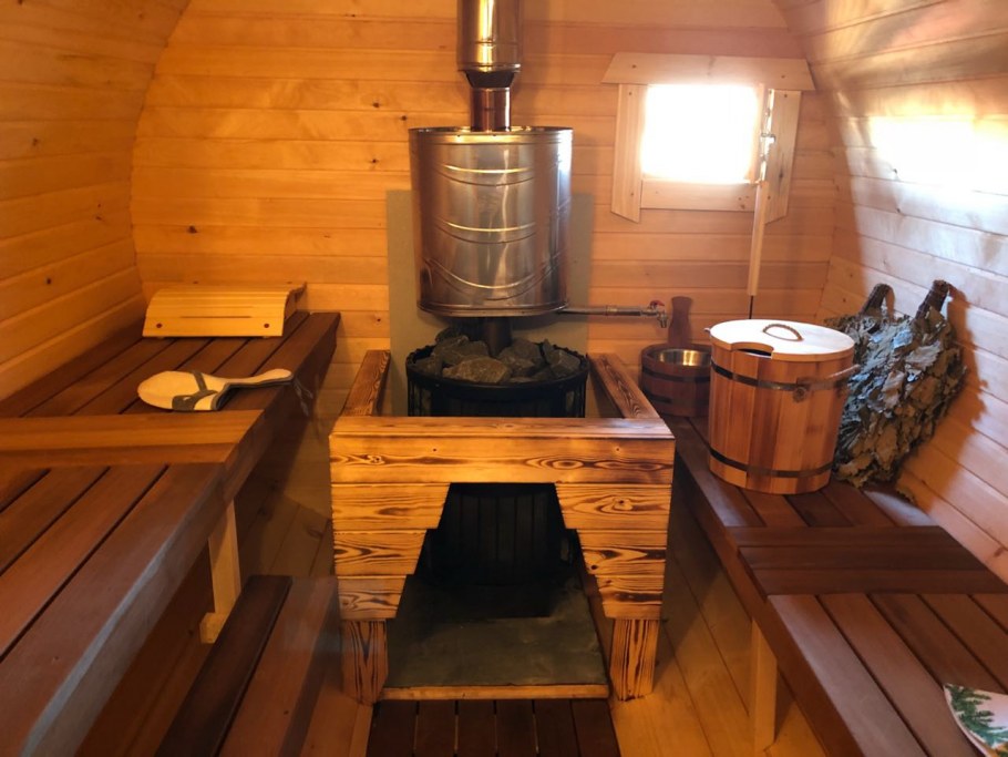 Баня бочка 3д