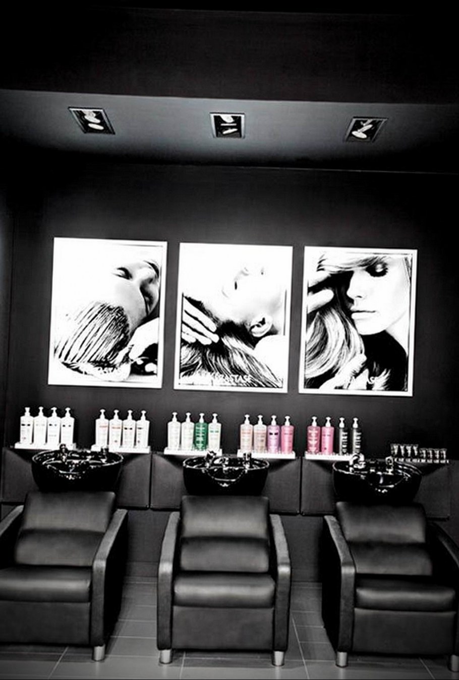 Интерьер современной парикмахерской