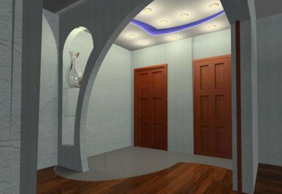 Гостиная с перегородкой