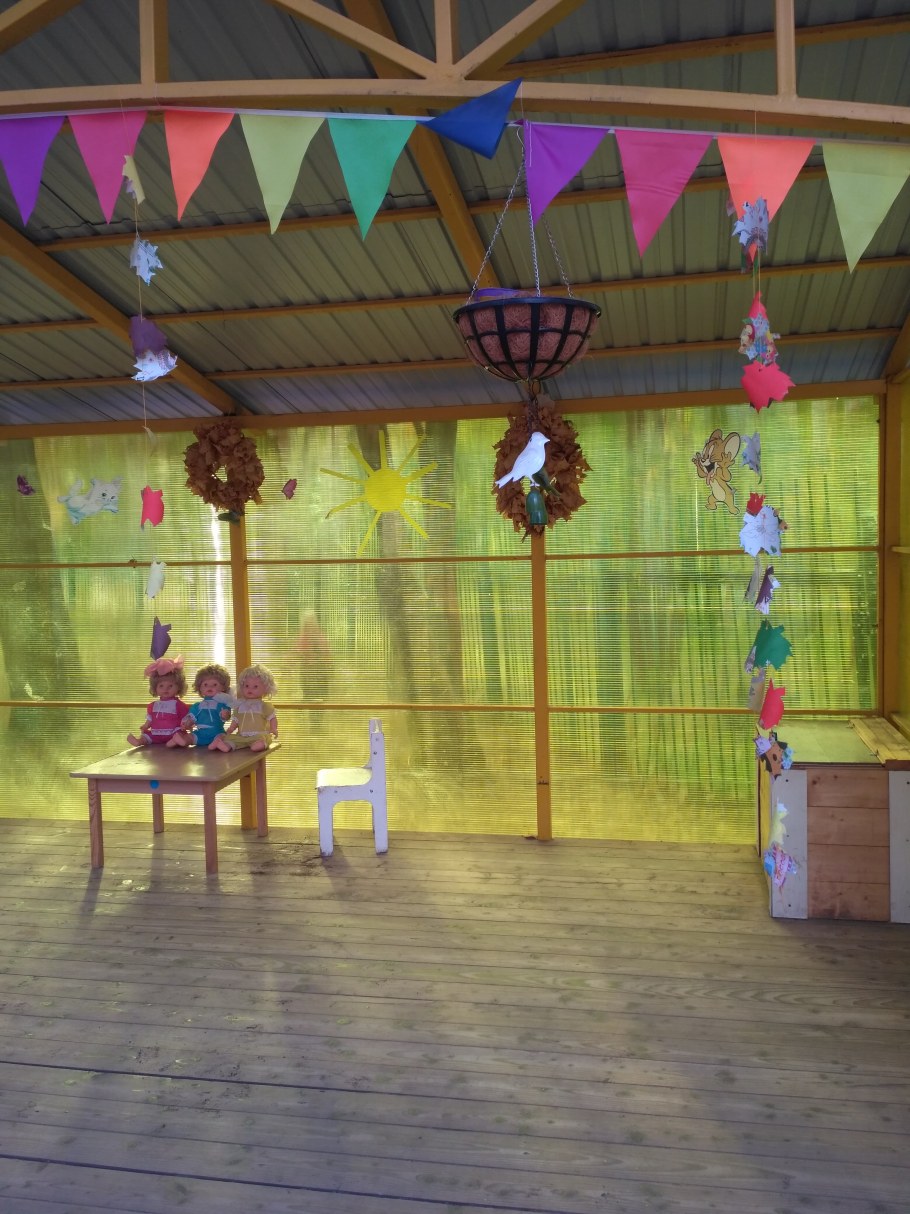 Украшение веранды