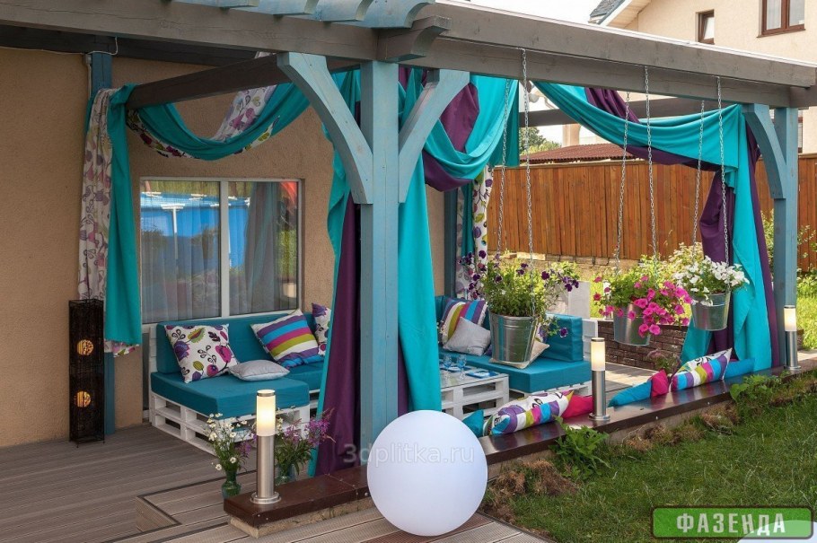 Украшение беседки