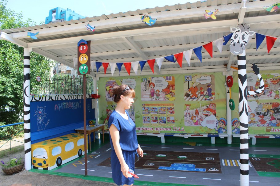 Украсить веранду в детском саду