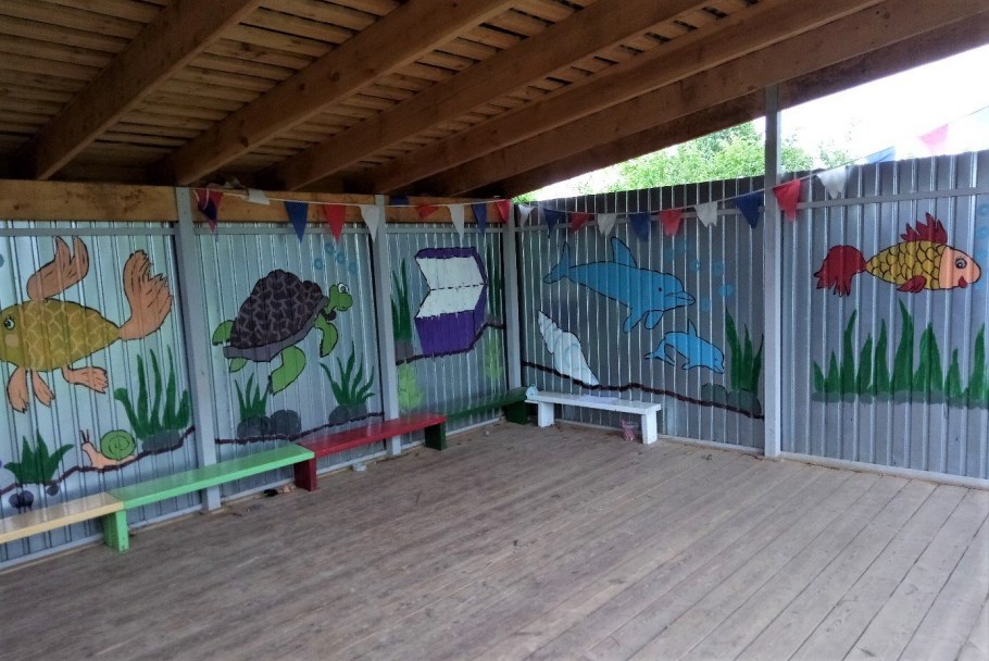 Украшение террасы