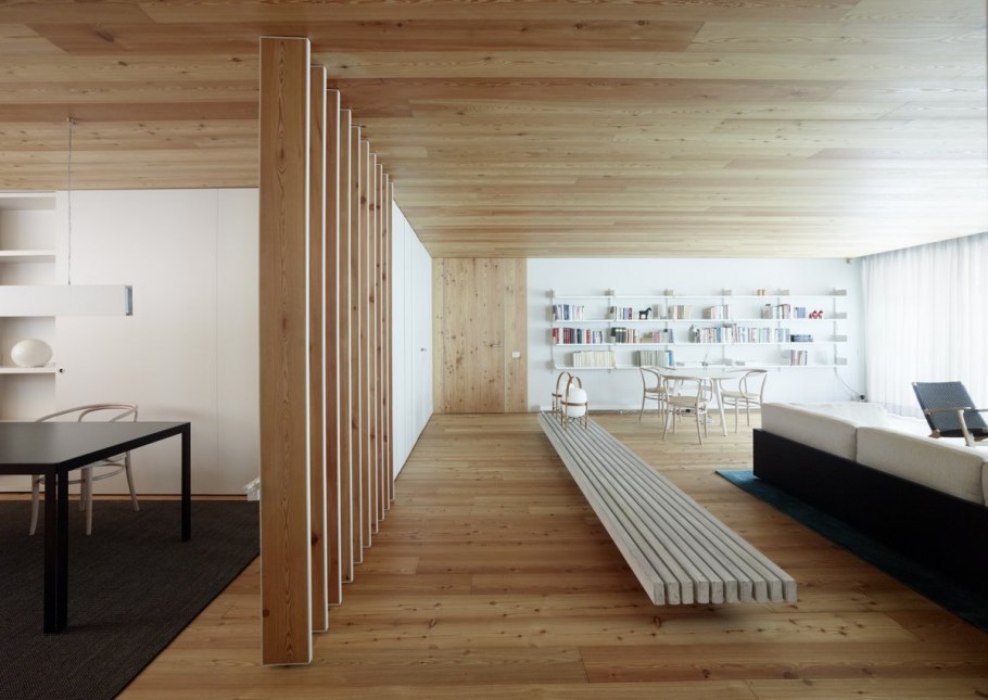 Вагонка штиль на мансарде