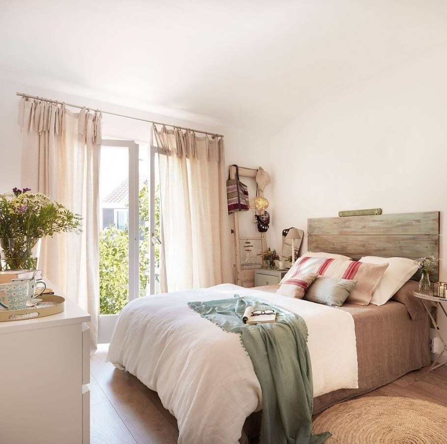 Спальня в Сканди стиле икеа