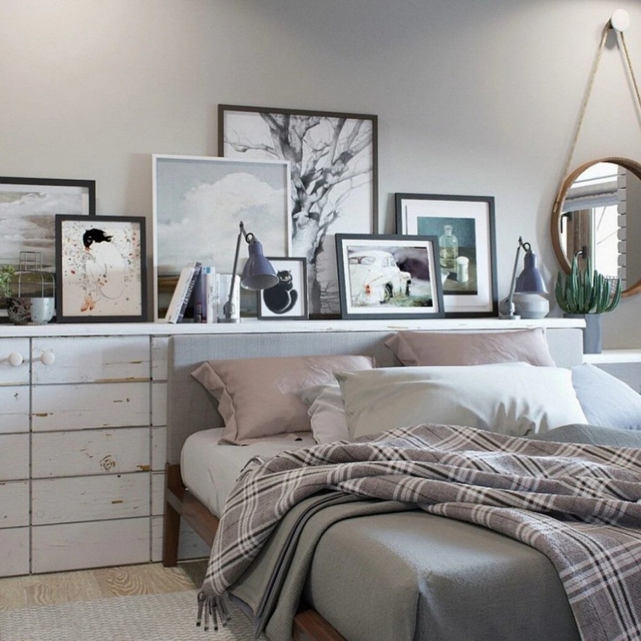 Текстиль для спальни в скандинавском стиле