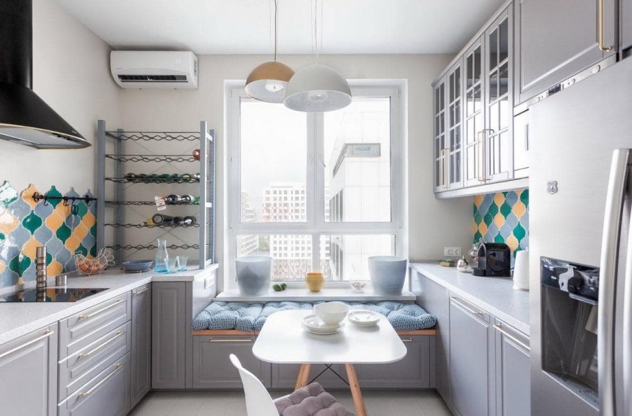 Дизайн кухни маленькой площади
