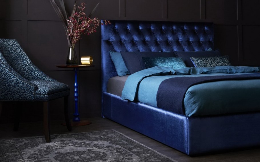 Сине зеленый интерьер